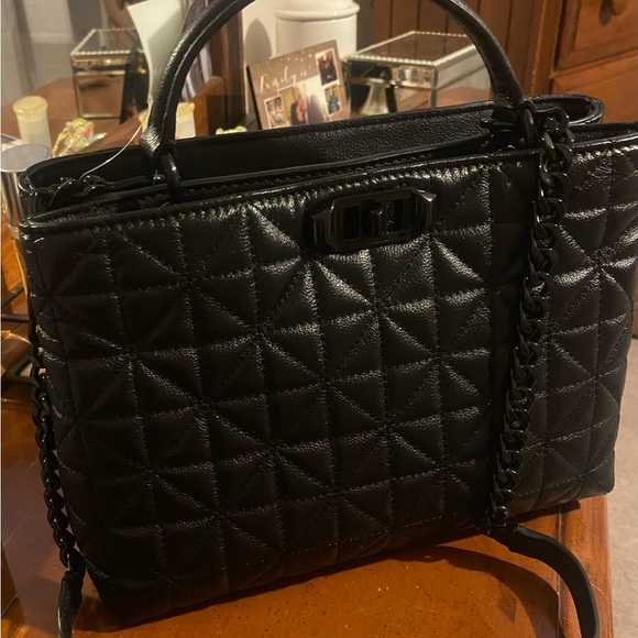 Rebecca Minkoff Black Quilted Crossbody Bag - Picture 10 of 10